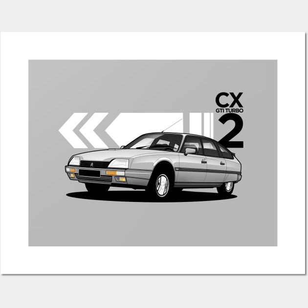 CX GTi Turbo 2 Wall Art by RJW Autographics